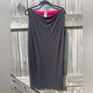 Anne Klein Double Wear Dress Black and Pink perfect for travel Size L
